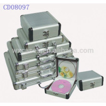 boîte CD de haute qualité CD 32 disques en aluminium vend en gros fabricant, Chine